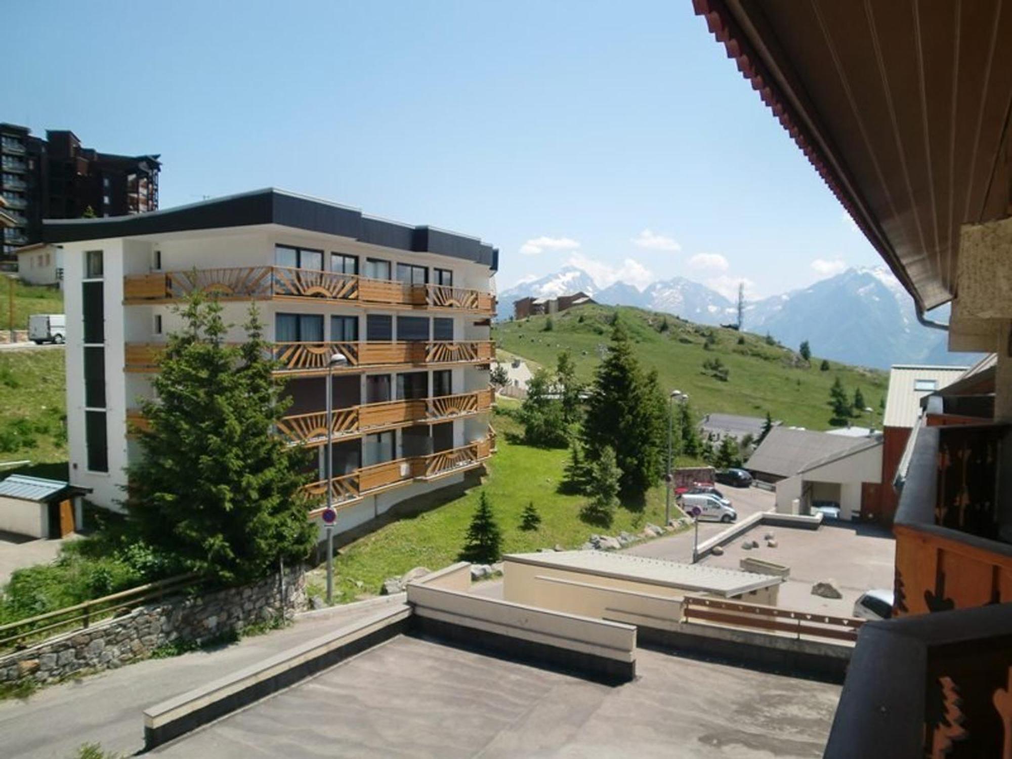 Апартаменты Charmant 2 Pieces Avec Mezzanine, Balcon, Et Acces Direct Aux Pistes - Vieil Alpe - Fr-1-405-80 Альп-д'Юэз Экстерьер фото